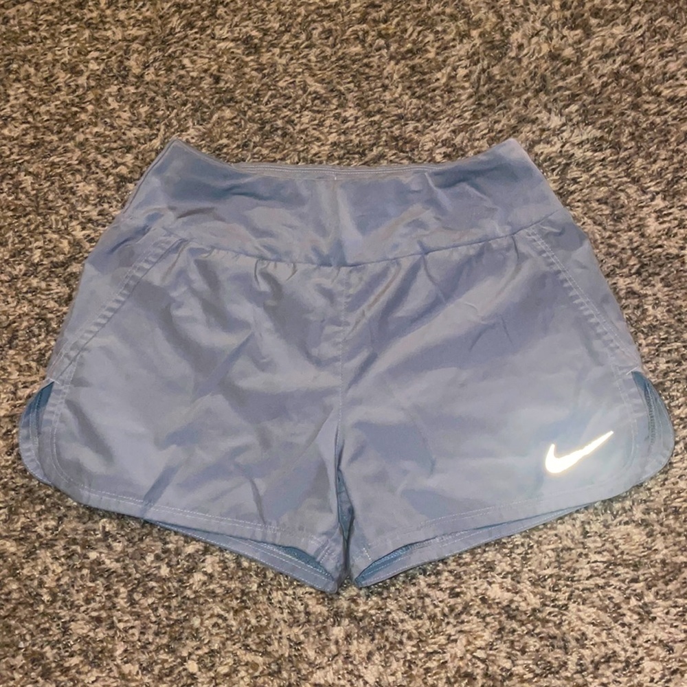 Women’s grey Nike running shorts